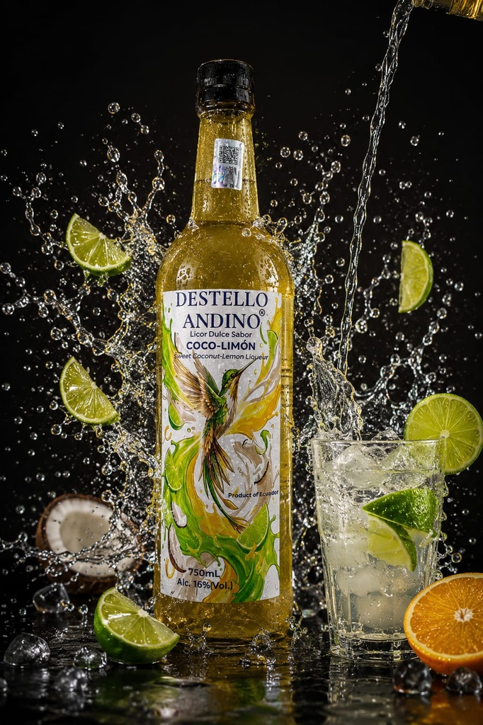 Destello Andino Coco-Limón 750mL